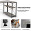 Abramina L-Shaped Steel Computer Desk-988614315