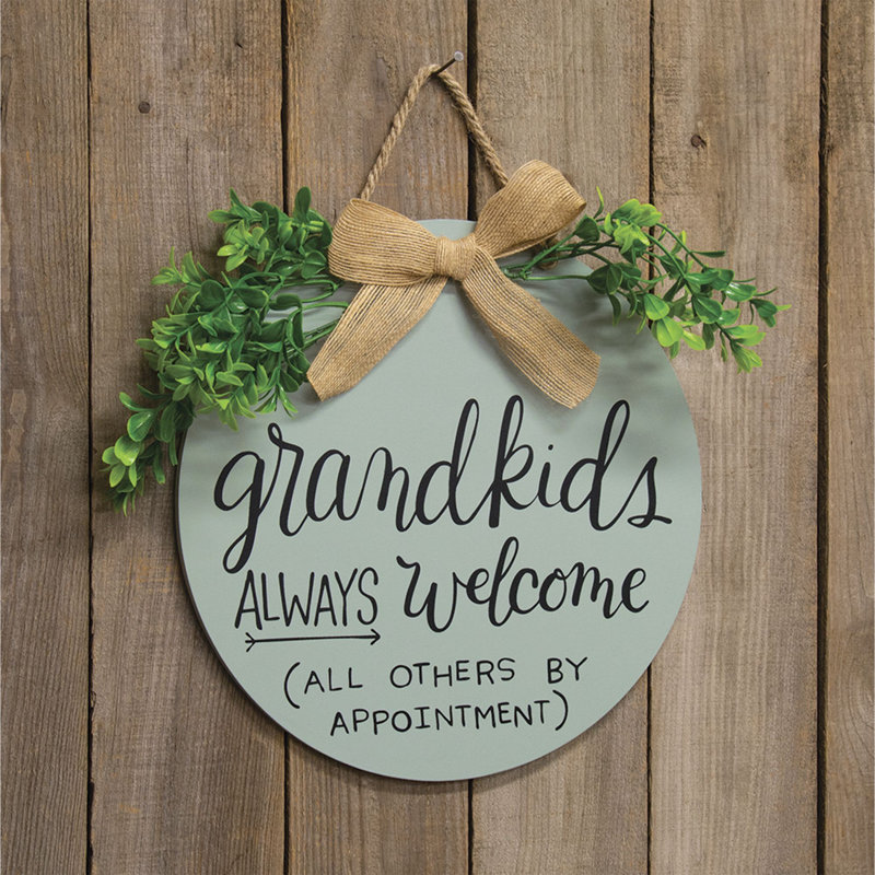 Décoration murale Grandkids Always Welcome