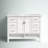 48 " W Freestanding Standard Free Standing Single Double Single Vanity Bathroom Vanity With Quartz Top-48161413