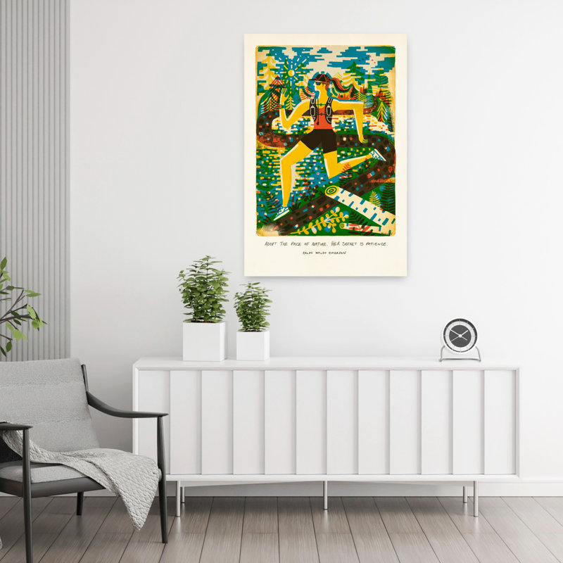 Art contemporain abstrait cheval d'extérieur III, H 36 po x l 24 po