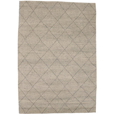Tapis oriental marocain crème 6 x 9