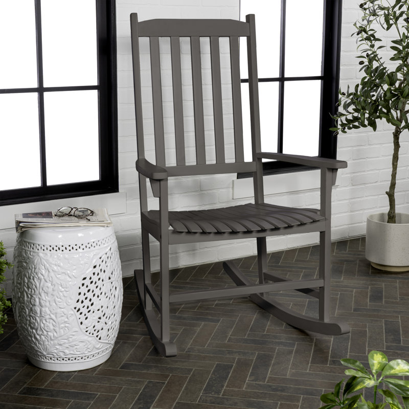 Chaise berçante d'extérieur Seagrove Classic, Gris délavé