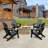 Azur Foldable Outdoor Adirondack Chair-1156446455