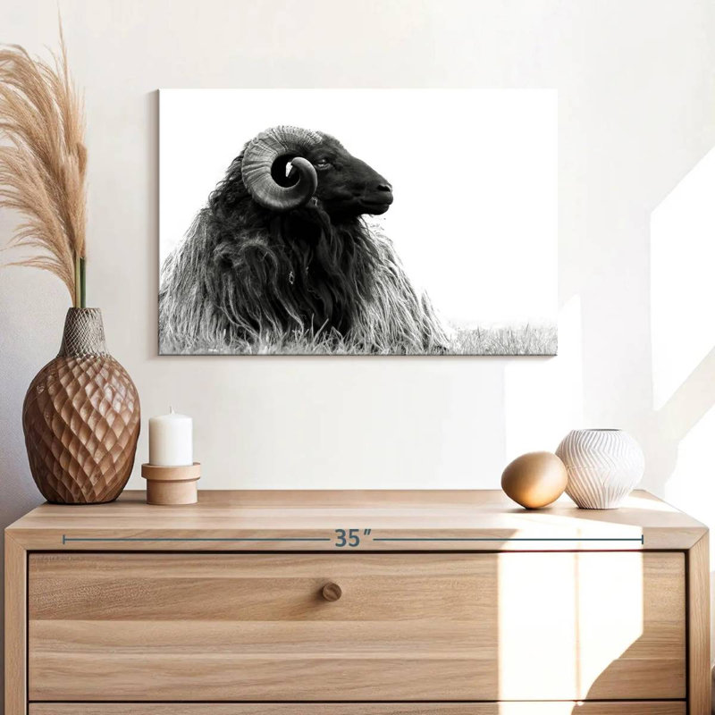 Brampt Bighorn Ram, 16" H x 24" W