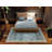 Machine Washable Area Rug - Blue / Beige Rug for Living Room, Bedroom, Dining Room, Kitchen - Ferri-747535364