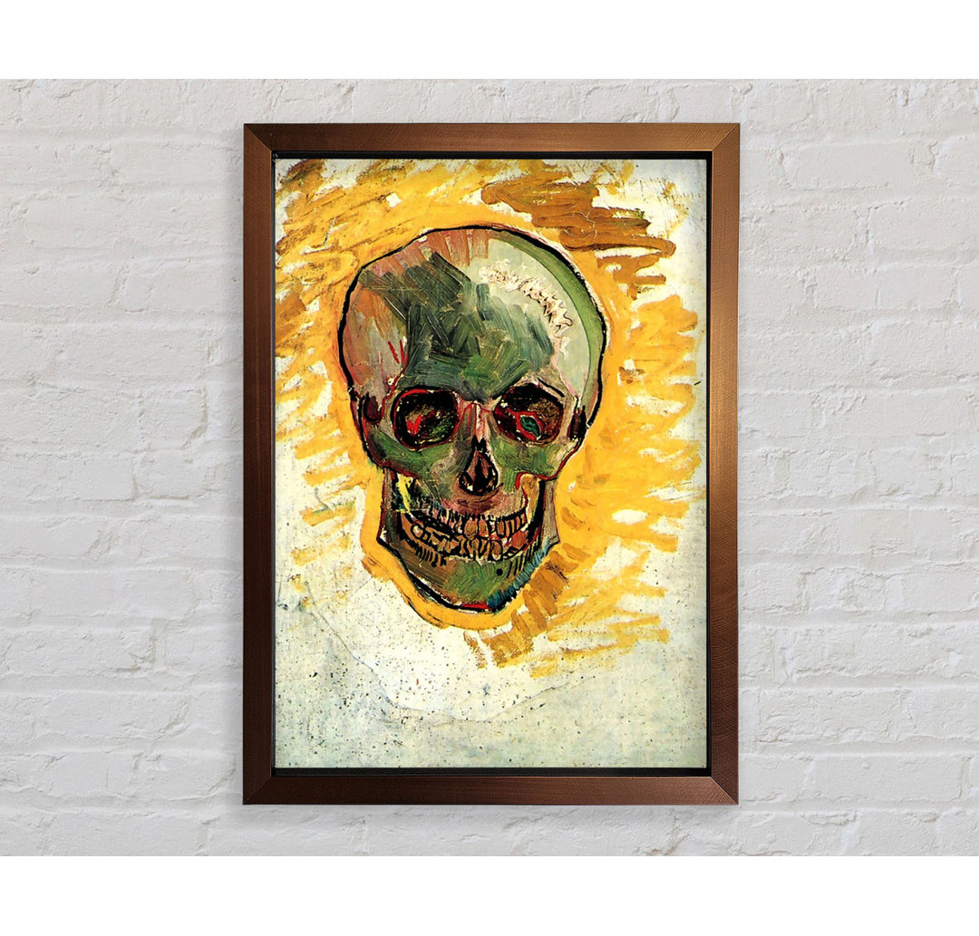 Van Gogh Totenkopf Gerahmter Druck