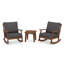 Ensemble de chaises berçantes 3 pièces Braxton-68603087-68603096