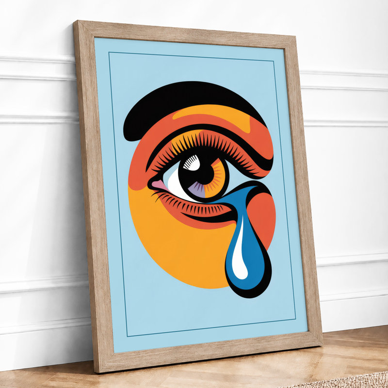 Tear In Silence Modern - Print, Oak, A3 - 42.0 x 29.7 cm