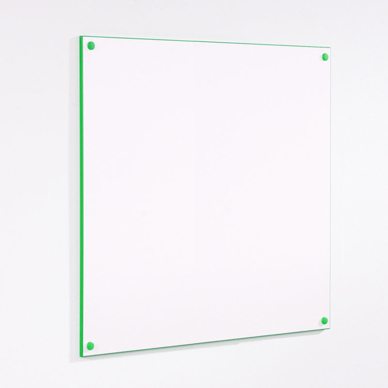 Wall Mounted Whiteboard, Green, 90 cm H x 120 cm W
