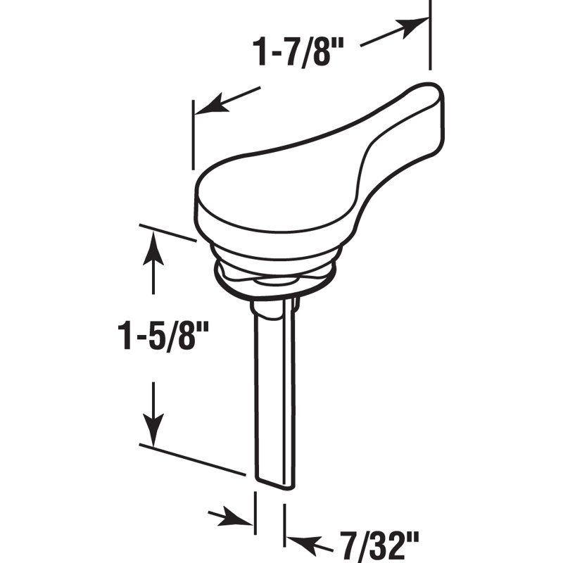 Loquet de porte coulissante Prime-Line