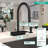 Aquno Select 3-Spray Kitchen Faucet with Pull-Down Spout with sBox, 1.75-49858759