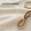 Rideau de douche en lin Farmhouse