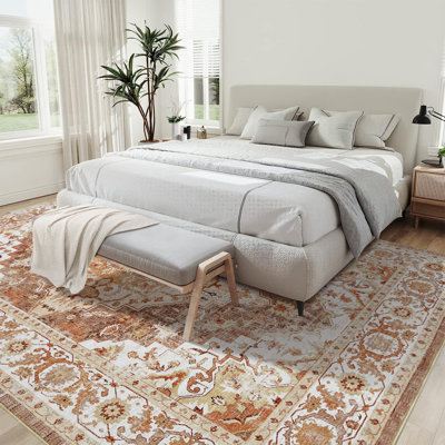 Tapis rétro ultra doux antidérapant Boho