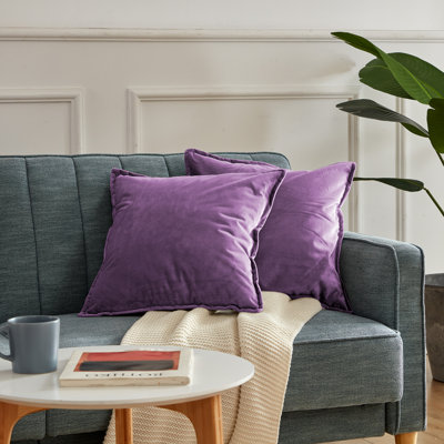 Housse de coussin carré en velours