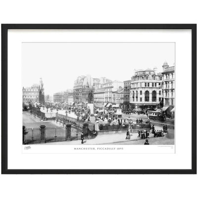 Manchester, Piccadilly 1895 by Francis Frith - Single Picture Frame Print