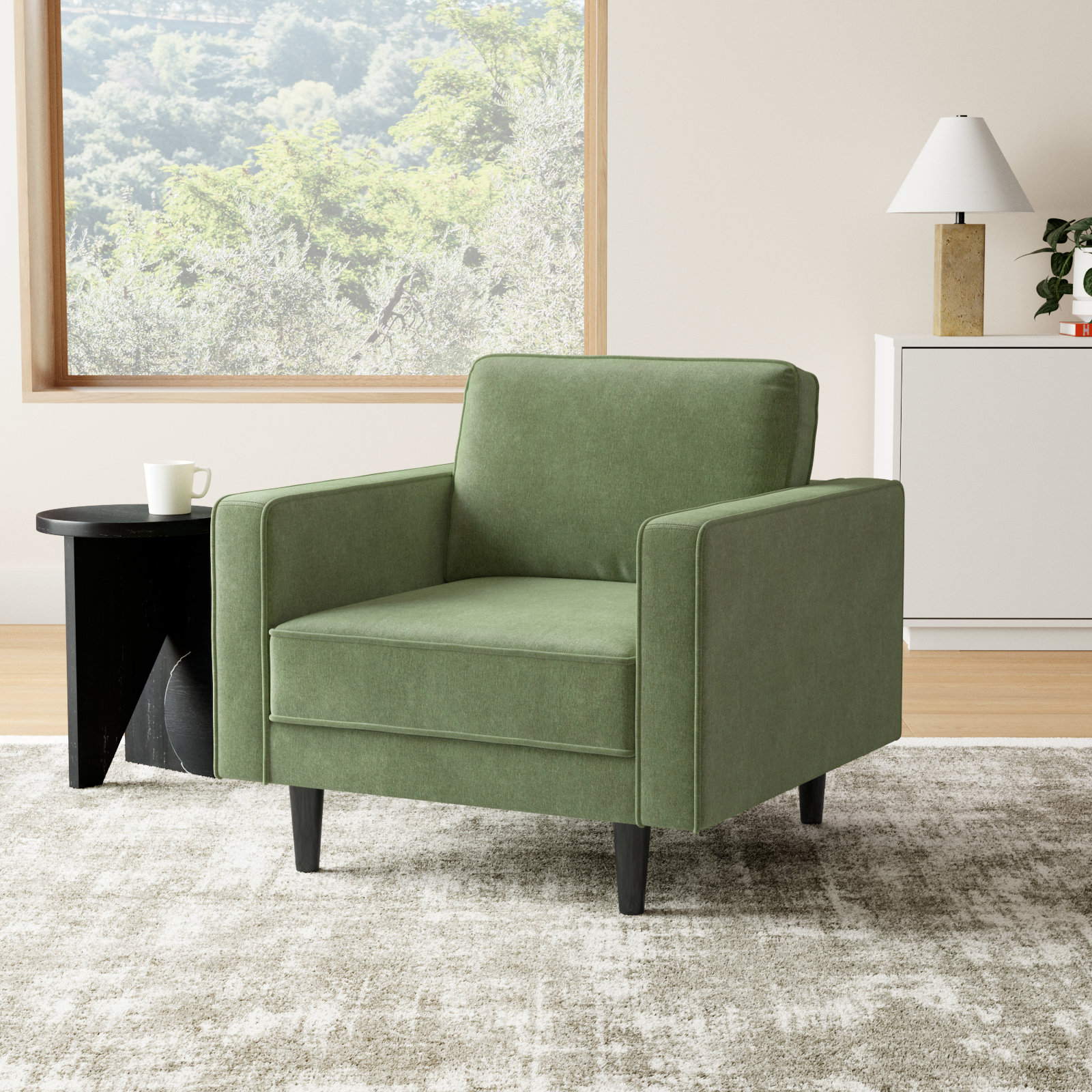 Curt Armchair, Forest Performance Chenille