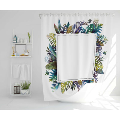 Liadan Polyester Shower Curtain Set