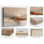 Paysage abstrait crème rouille enveloppé Ingwer-258885776