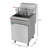  50 lb. Floor Standing Liquid Propane Commercial Fryer with 120,000 BTU in Stainless-Steel, ETL Listed-96747935