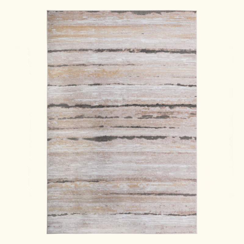 Striped Non-Shedding Living Room Bedroom Dining Home Office Stylish And Stain Resistant Area Rug, Rectangle 7'9" x 10'