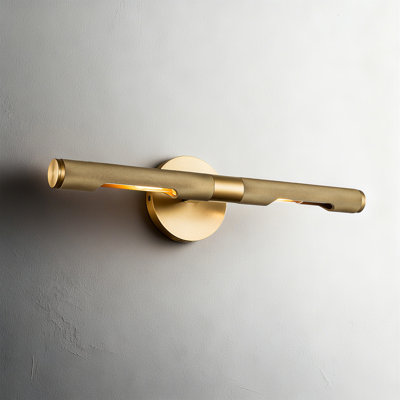 24"Modern Luxury Solid Brass 360° Rotatable Picture Light Hard-wired Picture Light For Paintings