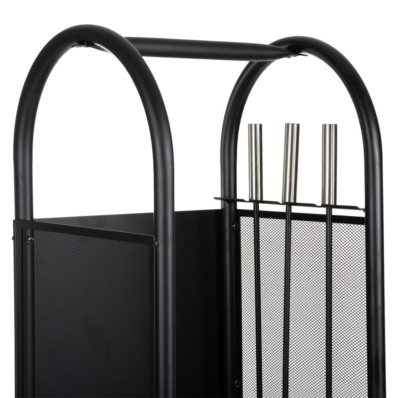 Brance Iron Fireplace Tool Set