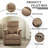 Electric Nursery Recliner Chair with Remote Control, Blue Power Recliner Chairs with Side Pockets. Small RecinerChairs for Adults, Mini Reclining Chair for Bedroom Living Room (Grey)-1939236420