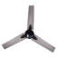 Ventilateur de plafond standard à DEL à 3 pales de 52 po avec chaîne de traction et ensemble d'éclairage inclus