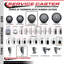 Ensemble de roulettes extensibles en caoutchouc et en caoutchouc thermoplastique 2 roues SCC PLB 4 po x 1-7 / 8 po