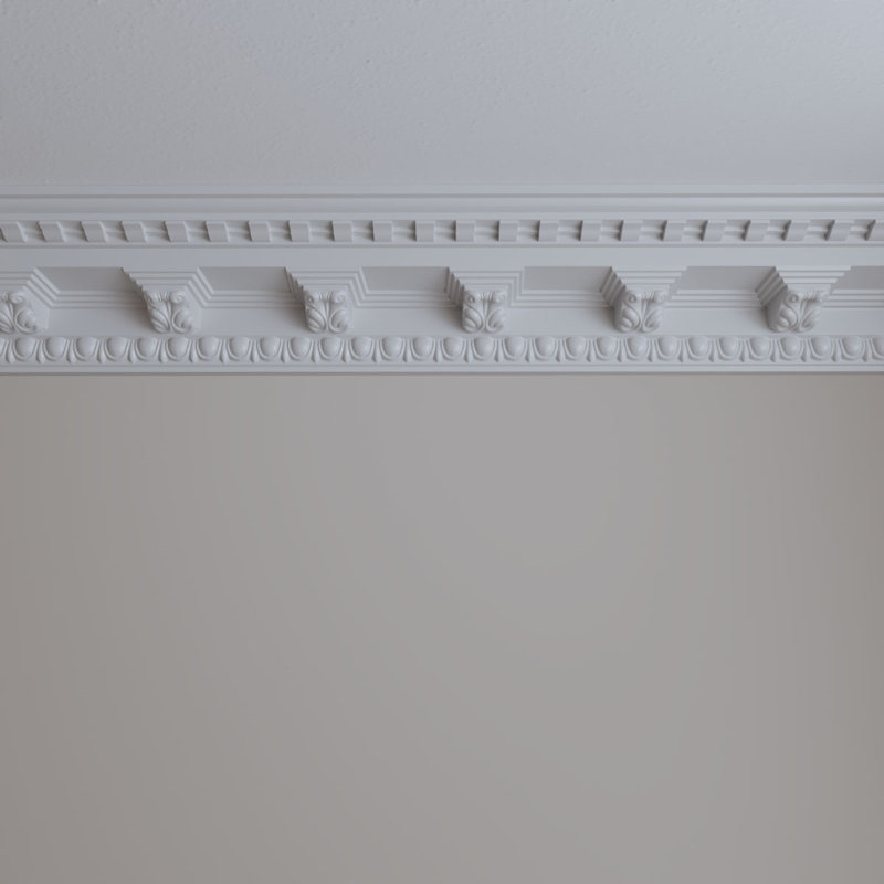 Stockport 94.5" White Polyurethane Crown Moulding