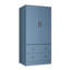 Chic Cove Shaker 2-Door Cabinet with Drawers-105998176