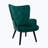 Velvet Wingback Chair