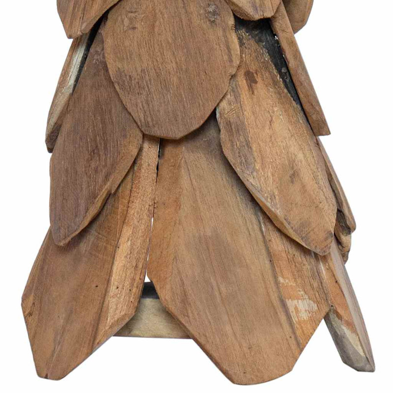  Christmas Tree with Stand Brown Solid teak wood, 2.62' H