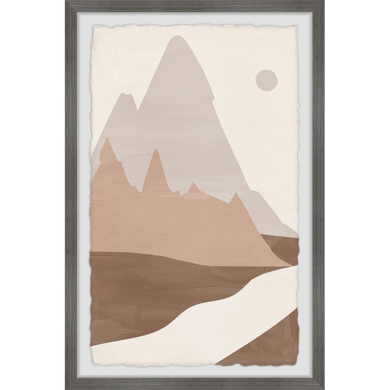 Triangle Peak - Single Picture Frame Painting, 30cm H x 20cm W