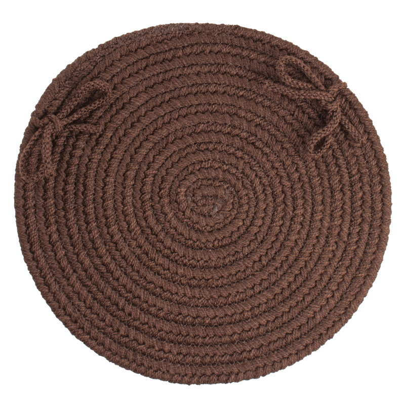 Coussin de chaise sophistiqué, Brun