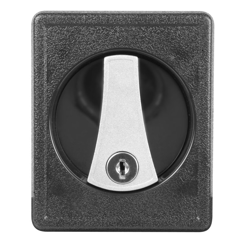 Black Steel Freestanding Lockable Cabinet with Adjustable Shelving