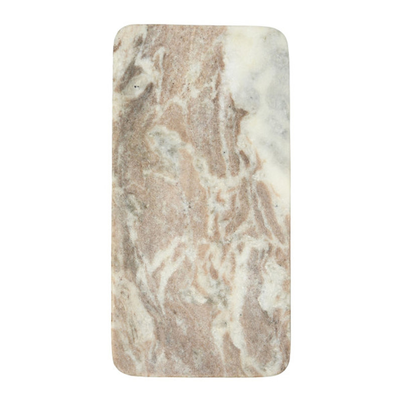 Marble Serving/Cutting Board, Beige/White