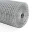 Vidaxl Welded Wire Fence With 7 Posts Steel-114858596-114858598
