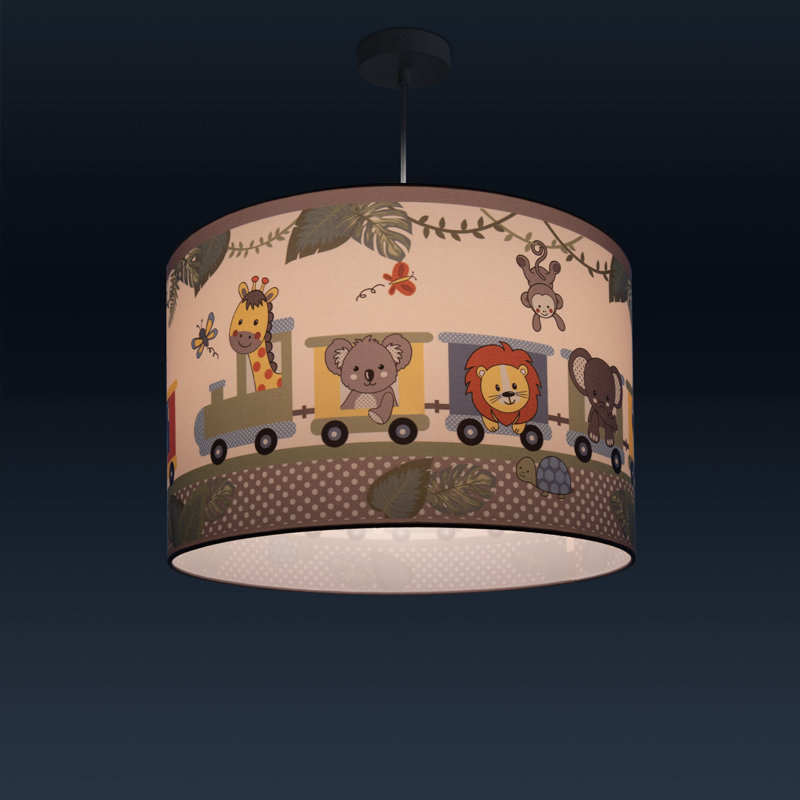 Charly 1-Light Drum Pendant