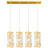 Dayzia 4 - Light Pendant Modern Pendant Light, Mini Crystal Chandeliers,Adjustable Pendant Light Fixture for Kitchen Island Dinning Room Bedroom-500039483