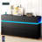9 Drawer Dresser With Charging Station & LED Light, 61.5" W-563689816