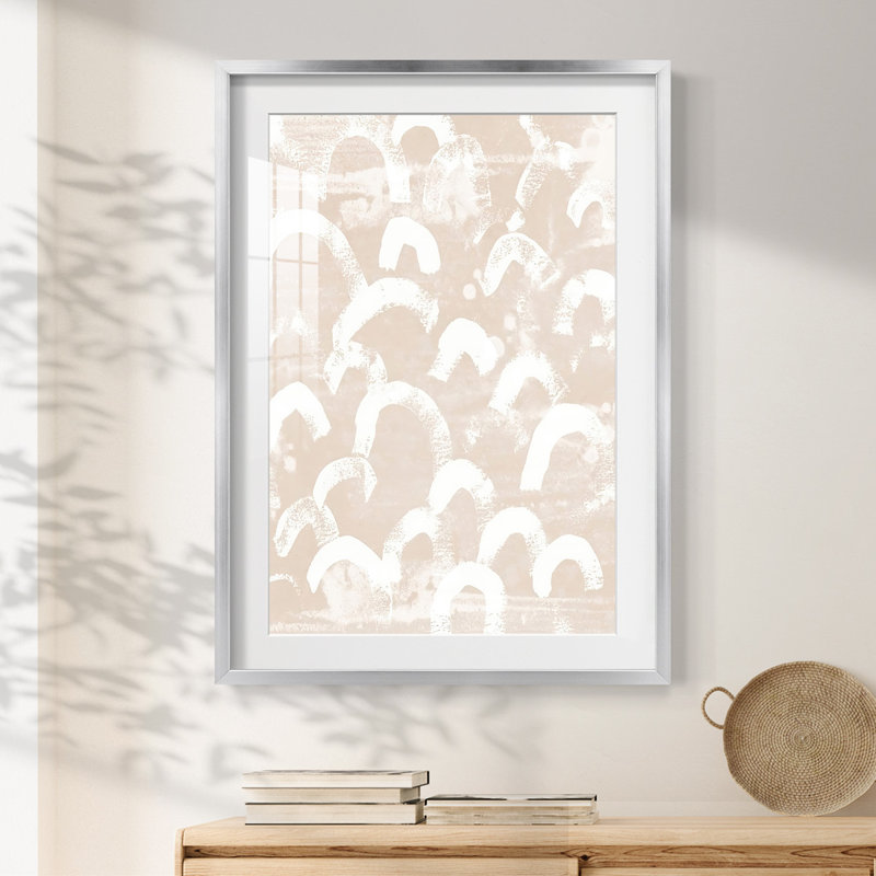 Gravure sur terre II - impression encadrée, H 25,5 po x l 17,5 po, Argent argent