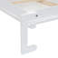 Grand lit escamotable mural, blanc