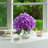 Faux Silk Hydrangea Arrangement in Vase-267414411