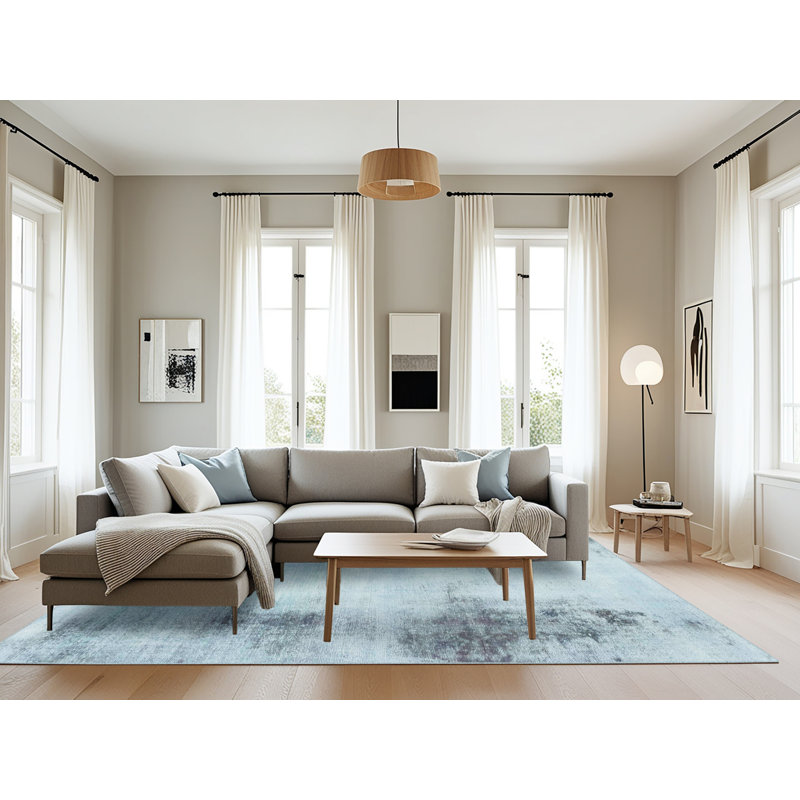 Tapis abstrait moderne 2044, Rectangle 8 pi x 12 pi
