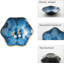 Plat à bijoux Milky Starry Blue Leaf