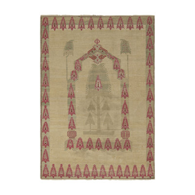 One-of-a-Kind 3'9x5'4 Hand Knotted Area Rug