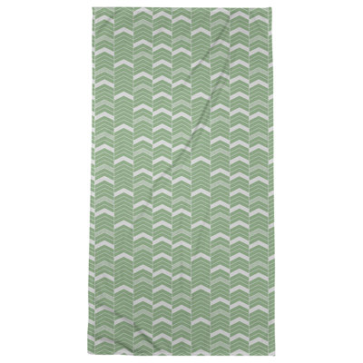 Serviette de bain à chevrons alignés Stephenie
