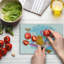 Multicolore planche à découper en verre trempé Ambesonne