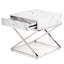 Glenam 55cm W Stainless Steel Bedside Table-1118636554-1118636555